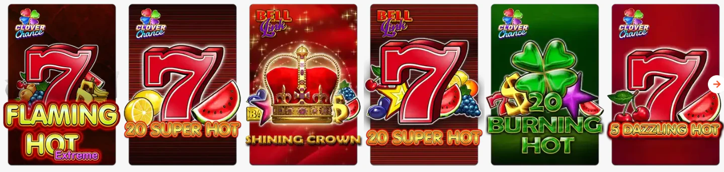 Selección de tragamonedas online y juegos de slots disponibles en Luck Casino